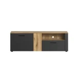 Esteban RTV2D1S Tv állvány grafit/ evok tölgy [2312.320] Prémium