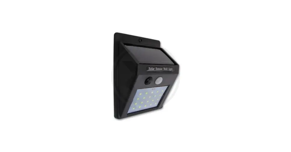 Alacsony ár LED napelemes lámpa 20xSMD mozgás- és szürkületérzékelő