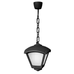 DARIO 250 GARDEN HANGING LAMP 1XE27 IP55 BLACK Árcsökkenés