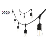 Biztonságos vásárlás LED füzér 20m 20x E27 1W-os izzókkal