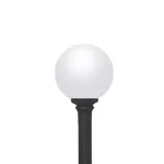 GLOBE 400 POST LIGHT E27 BLACK Expressz szállítás
