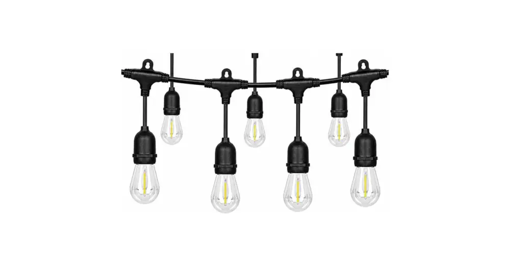 LED girland 230V 10m 10x E27 2700K Prémium
