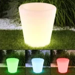 LED virágcserép 38x40 230V IP44 RGB+6000K Akciós ár