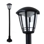 Nézd meg most LED kültéri kerti lámpa, álló, 8W, IP44, 1m, fekete