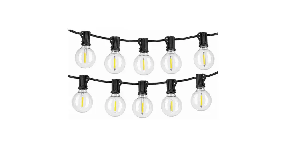 Árengedmény LED fényfüzér 230V 20m 20x E12 2700K