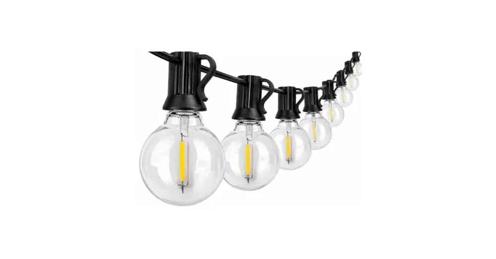 Vásárlói kedvenc LED fényfüzér 24V 10m 15x E12 2700K távirányítóval