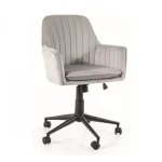 Prémium Q-886 Velvet forgószék világos szürke (Bluvel 03)