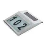 Outlet LED napelemes lámpa IP65 házszám