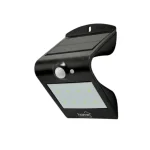 Szolár paneles LED reflektor, mozgásérzékelős, fekete FLP 2/BK SOLAR Végkiárusítás