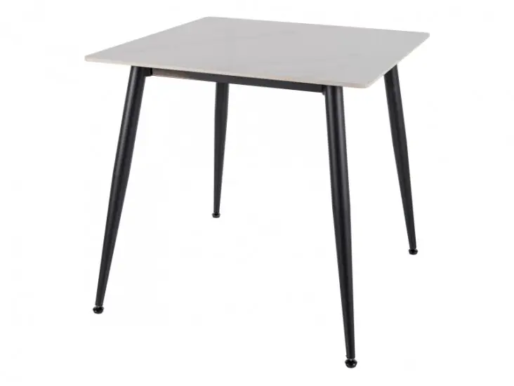 Legnépszerűbb Rion asztal 80x80 fehér/ fekete