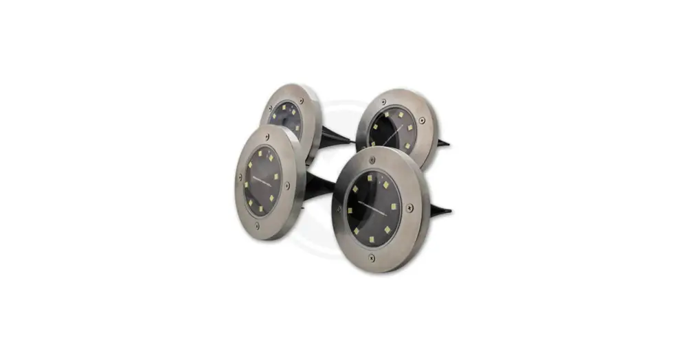 Olcsóbb 8xSMD LED-es napelemes lámpa leszúrható 4 db