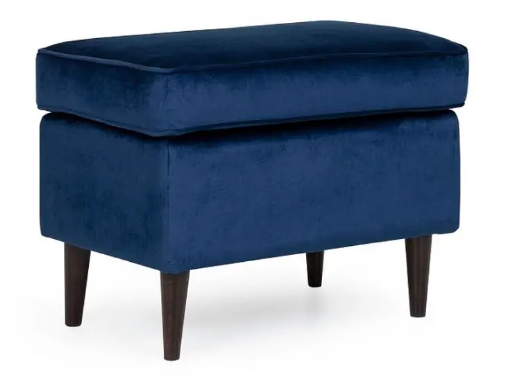 Gyors szállítás Ron Velvet lábtartó kék bluvel 86 / wenge puff