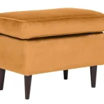 Árengedmény Ron Velvet lábtartó sárga bluvel 68 / wenge puff