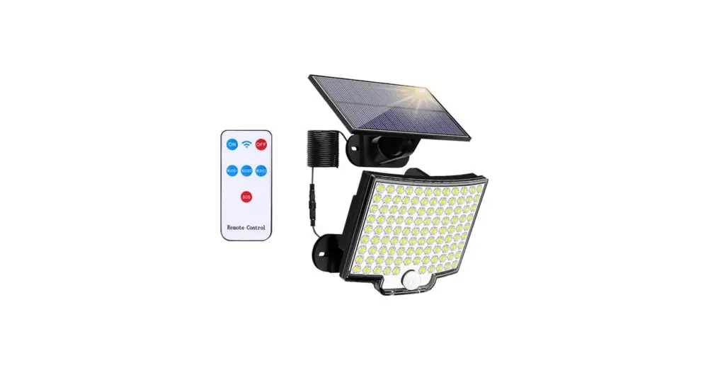 Solar LED reflektor 108xSMD PIR Akció