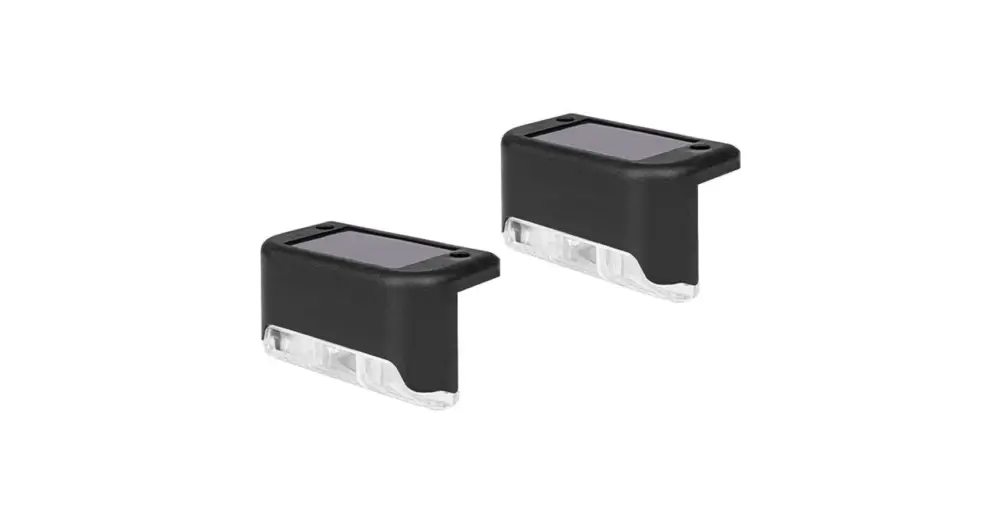 Biztonságos fizetés LED napelemes lépcsőlámpa - 2 db