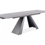 Vedd meg online Salvadore Ceramic étkező asztal (16-240)x90 szürke márvány/ matt fekete
