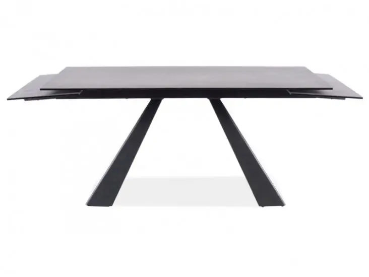 Legjobb ár Salvadore Ceramic étkező asztal fekete láb/ szürke márvány ((180-260)X90)