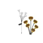 LED napelemes lámpa, leszúrható, virágok, 6 db LED, 84 cm Kiárusítás