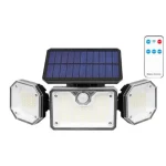 Napelemes LED reflektor 226xSMD PIR távirányítóval Újdonság