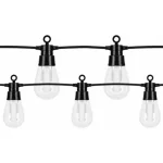 Napelemes LED girland 6,5m 10x LED G50 lángefekt Ne maradj le