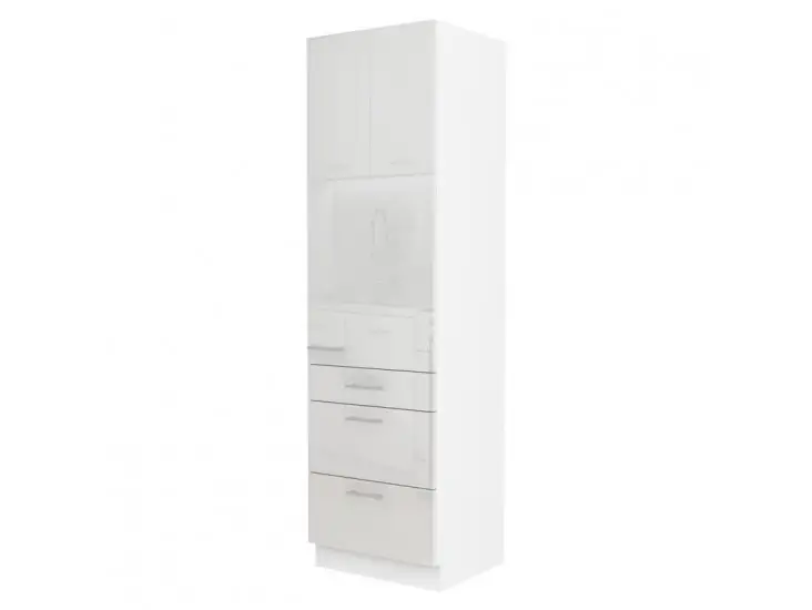 Nézd meg most Niki 41 konyha 60 DKS-210 3S 1F prémium box fényes fehér
