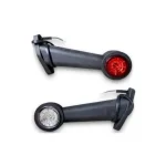 LED jelzőlámpa 12-24V fehér + piros 2 db Legjobb ár