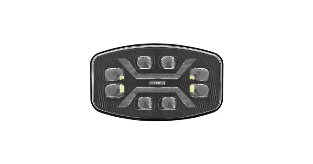 Ne maradj le LED munkalámpa 10-60V 60W 10LED 6000K és figyelmeztető narancssárga