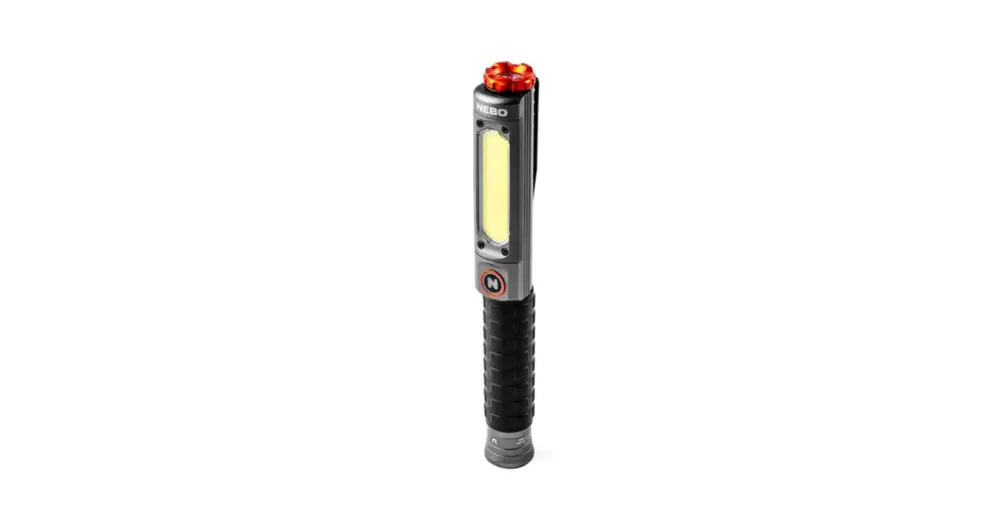 Biztonságos vásárlás NEBO NEB-FLT-1033-G BIG LARRY PRO + zseblámpa és szerelőlámpa, 600-40 lumen, akkumulátoros, IPX7, mágneses talp NEB-FLT-1033-G