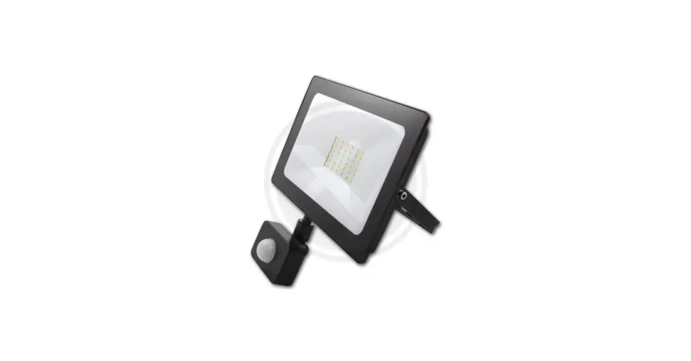 LED smd fényszóró Tiga 30W 4500K fekete PIR Alacsony ár