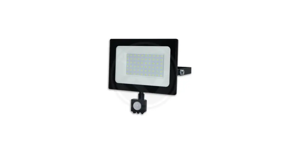 LED SMD fényszóró Tiga 50W 4500K fekete PIR Kihagyhatatlan ajánlat