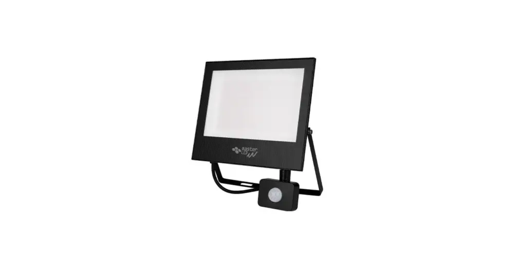 Tiga2 SMD LED reflektor 100W 4500K fekete PIR Outlet