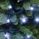 LED-es sorolható, villogó fényfüzér KSI 50F/WH Csak ma