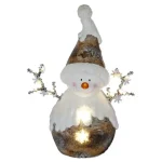 Home KDC 29 LED-es hóember kerámia figura, 12 db LED KDC 29 Kedvezményes ár