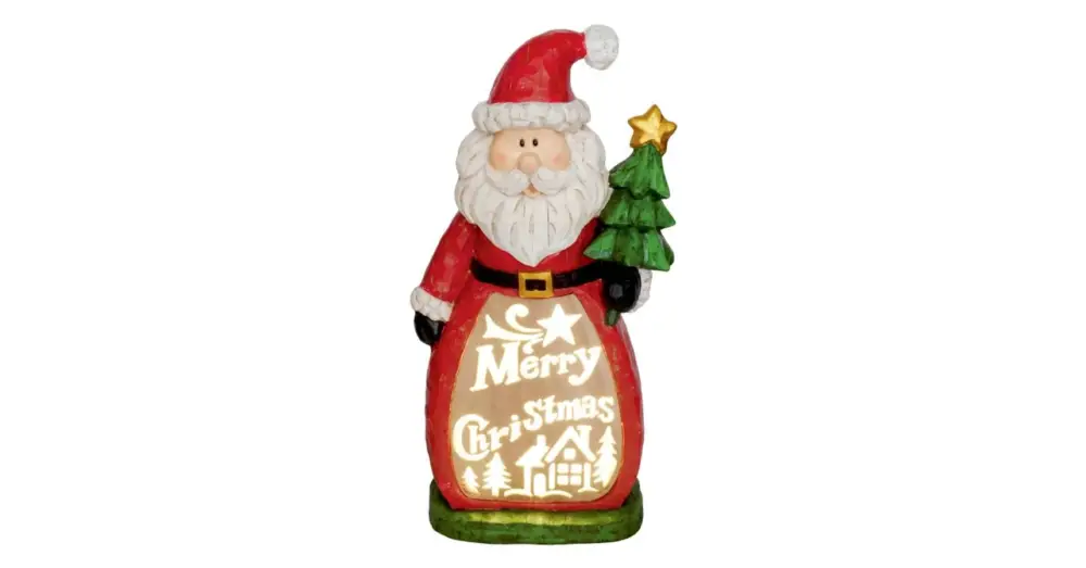 Home KDC 48 LED-es kerámia Mikulás figura, LED világítás KDC 48 Kedvezményes ár