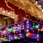LED-es fényfüggöny, 300 db színes LED KKF 308/M Népszerű