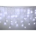 Legkelendőbb HOME KSFW200WH sorolható fényfüggöny, 4 méter, 200db hidegfehér LED, fehér vezeték, kül- és beltéri kivitel KSFW200WH