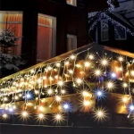 Home KAF 300L 5M LED-es sziporkázó fényfüggöny, 5 m / 300 db sziporkázó melegfehér LED, fehér vezeték, hálózati adapter, kül- és beltéri kivitel KAF 300L 5M Kihagyhatatlan ajánlat