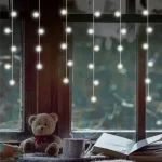 Akciós ár Home KAF 50C LED/WH LED-es fényfüggöny, 0,81 m / 50 db hidegfehér LED,fehér vezeték, álló fényű, hálózati adapter, beltéri kivitel KAF 50C LED/WH