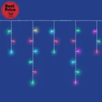 Biztonságos fizetés iSparkle LEDS108IV-1 LED-es fényfüggöny, 3 m / 108 db RGB LED, applikációval vezérelhető, smart, kül- és beltéri kivitel LEDS108IV-1