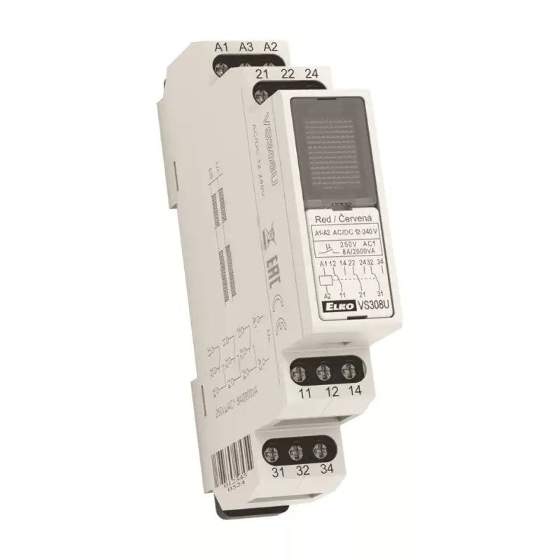 Végkiárusítás VS308U AC-DC12-240V -fehér - Teljesítményrelé