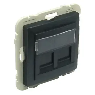 Ajánlat 90442_SIS dupla RJ45 keretszerelvény, szürke