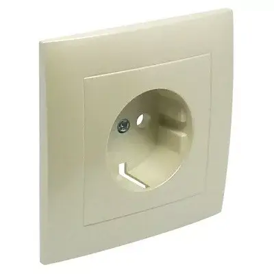 Újdonság 90902_TPE Fedlap kerettel Schuko csatlakozóaljzathoz gyöngyház