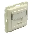 90441_SMF Szimpla RJ45 keretszerelvény, elefántcsont színű Szuper ajánlat