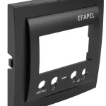 Alacsony ár 90748_TPM Termosztát fedlap, fekete