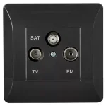 SPLENDOR EL0668 TV, FM, SAT ALJZAT FEKETE Kedvezmény