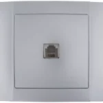 SR-2507 PHONE SOCKET SILVER GREY Kihagyhatatlan ajánlat