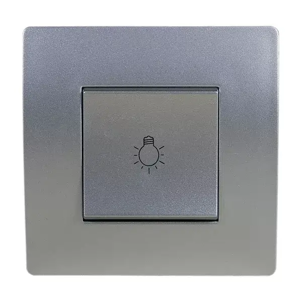 EL BASIC TG112A PUSH BUTTON SWITCH SILVER GREY-OLD Biztonságos fizetés