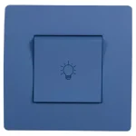 EL BASIC TG112A PUSH LIGHT BUTTON SWITCH BLUE-OLD Nézd meg most