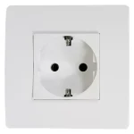 BASIC TZ107 GERMAN STANDARD SOCKET WHITE Olcsó