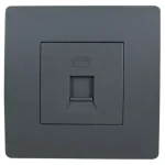 EL BASIC TZ106 TELEPHONE SOCKET GRAPHITE-OLD Azonnali szállítás